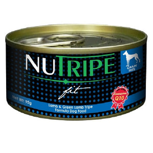 Nutripe Fit Lamb & Green Lamb Tripe Canned 95g - 12 cans