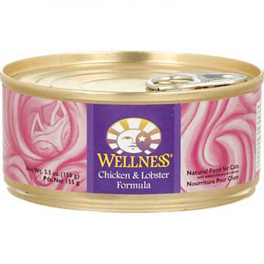 WELLNESS CHICKEN & LOBSTER CAT CANNED FOOD 5.50Z