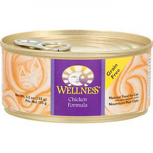 WELLNESS CHICKEN CAT CANNED FOOD 5.5OZ