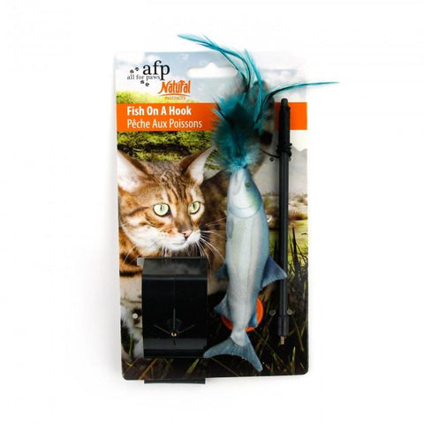 Image of All For Paws Fish on a Hook Toy