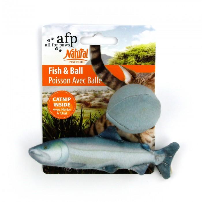 All For Paws Fish & Ball Toy