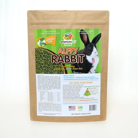American Pet Diner Alffy Rabbit Pellet Food 5lb