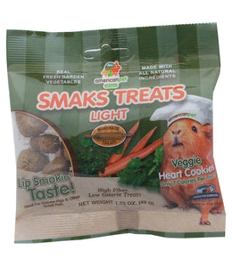 American Pet Diner Smaks Treats Light Veggie Heart Cookies For Small Animals 1.75oz
