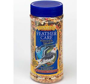 Sunseed Feather Care Fortified Treat for Cockatiel & Parakeet 10.5oz