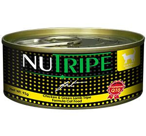 Nutripe Fit Chicken & Green Lamb Tripe Formula Cat Food 95g (24/carton)