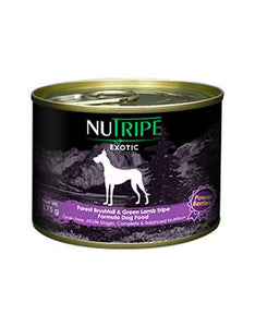 Nutripe Exotic Brushtail & Green Tripe w Berries Dog 175g (24/carton)