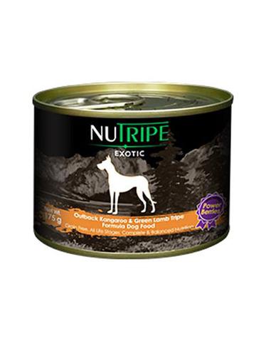 Nutripe Exotic Kangaroo & Green Tripe w Berries Dog 175g (24/carton)
