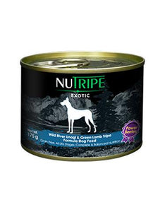 Nutripe Exotic Unagi & Green Tripe w Berries Dog 175g (24/carton)