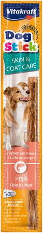 Vitakraft Dog Stick Skin & Coat Salmon w Omega 6 1pc (50/carton)