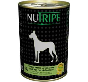 Nutripe Venison Viscera, Lamb & Green Lamb Tripe Formula Dog Food 390g