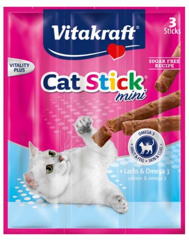 Vitakraft Cat Stick Mini Salmon w Omega 3 (20pcs/carton)