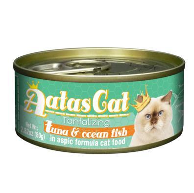 Aatas Cat Tantalizing Tuna & Ocean Fish In Aspic Canned Cat Food 80g (24pcs)