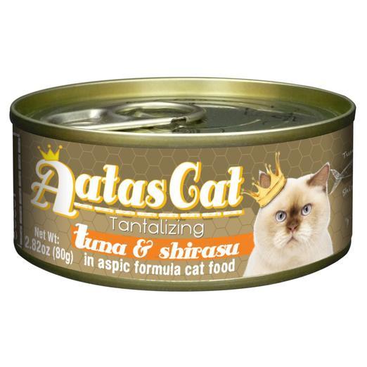 Aatas Cat Tantalizing Tuna & Shirasu in Aspic Canned Cat Food 80g (24pcs)