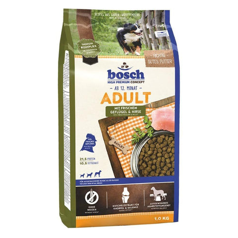 Bosch High Premium Adult Poultry & Millet Dry Dog Food