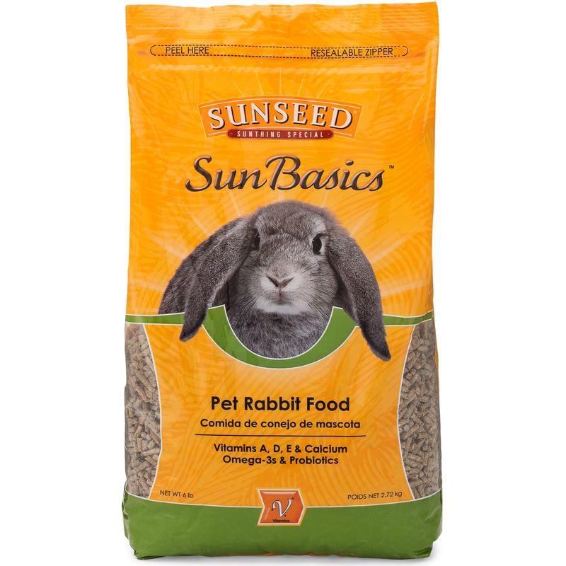 Sunseed SunBasics Pet Rabbit Food (2.5lb, 6lb)