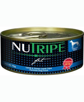 Nutripe Fit Lamb & Green Lamb Tripe Formula Dog Food 95g (24/carton)