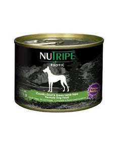 Nutripe Exotic Country Goat & Green Tripe w Berries Dog 175g (24/carton)