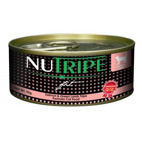 Nutripe Fit Salmon & Green Lamb Tripe Formula Cat Food 95g (24/carton)