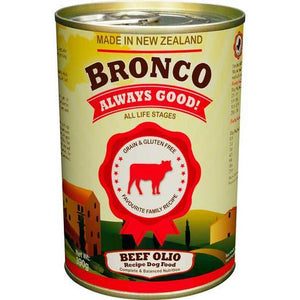 Bronco Beef Olio Recipe Dog Food 390g (24pcs)