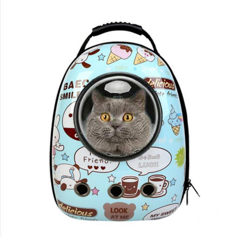 Image of Space Capsule Astronaut Pet Backpack