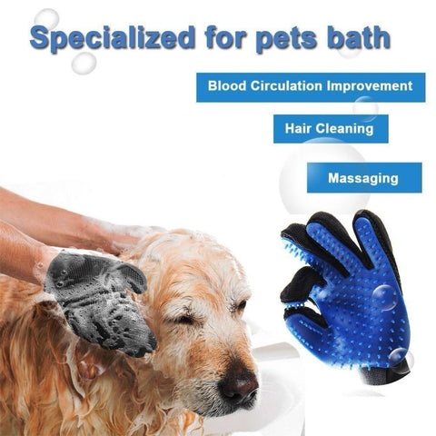 Image of Cat & Dog Grooming Massage Brush Glove