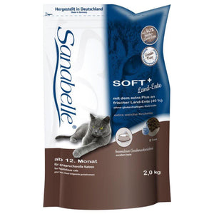 Sanabelle Soft+ Fresh Farm Duck Adult Dry Cat Food 2kg