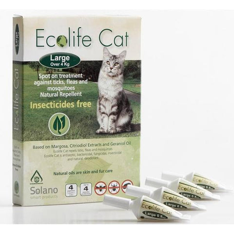 Image of Solano Ecolife Cat Spot On Flea Control Solution