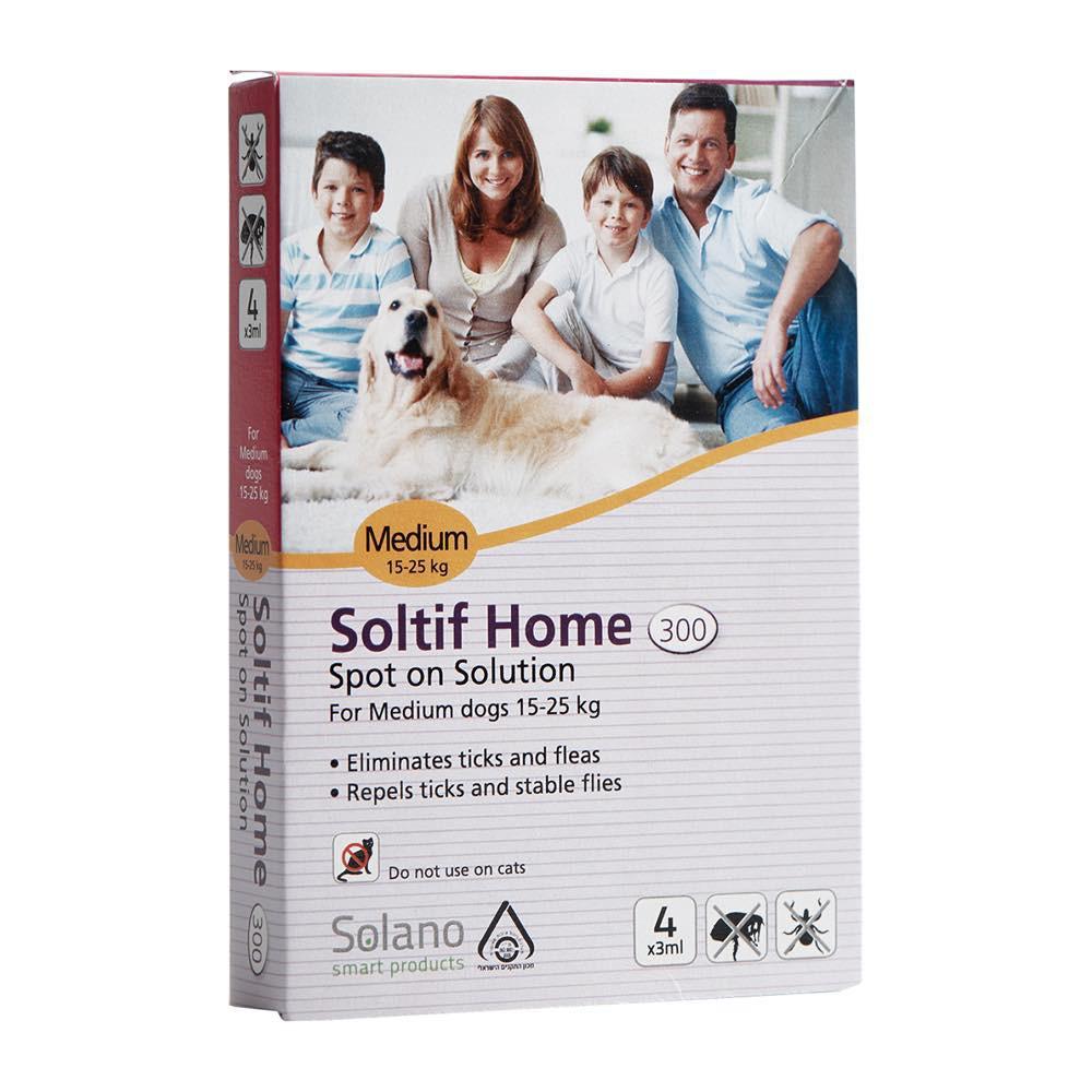 Solano Soltif Home All in One Spot-On Solution for Dogs 15 - 25kg