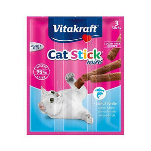 Vitakraft Cat Stick Mini Salmon & Trout (20pcs/carton)