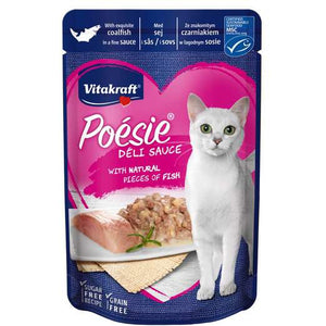 Vitakraft Poesie DeliSauce Coalfish 85g (23pcs/carton)